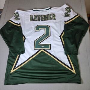 Derian Hatcher Signed Dallas Stars Custom Jersey Beckett Witness 4W274056 XL